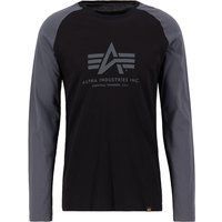 Herren Raglanärmel Langarmshirt