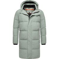 Herren Steppmantel mit Kapuze