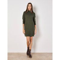 Geripptes Mini-Strickkleid