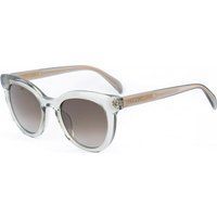 Transparente Sonnenbrille mit klarem Rahmen
