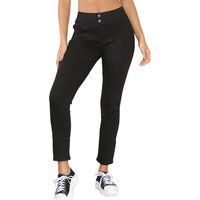Stretch-Jeans mit hohem Bund