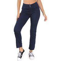 Stretch-Jeans mit hohem Bund