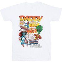 Herren Marvel Comics Papa T-Shirt