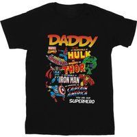 Marvel Papa Superheld Grafik T-Shirt