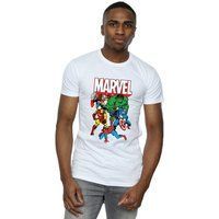 Herren Marvel Heldengruppe T-Shirt