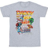 Marvel Daddy Superhero Grafik T-Shirt