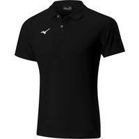 Herren Poloshirt einfarbig Schwarz