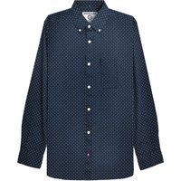 Lambretta - Hemd für Herren, Langärmlig (Dunkel-Marineblau)