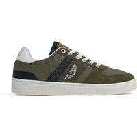 Lässige Canvas-Sneakers mit Wildlederakzenten
