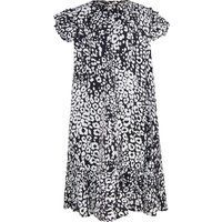 Midikleid mit Animal-Print Kinder