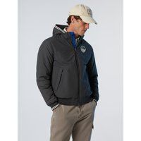 Gefütterte Segeljacke mit Kapuze