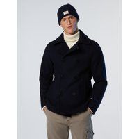 Klassischer zweireihiger Woll-Peacoat