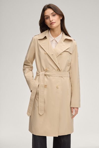 JOOP! Cindy Beige Trenchcoat Klassisch Zweireihig Gürtel