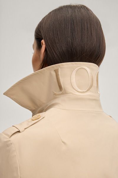 JOOP! Cindy Beige Trenchcoat Klassisch Zweireihig Gürtel