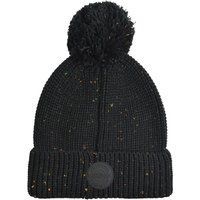 Klassische Rippstrickmütze mit Bommel