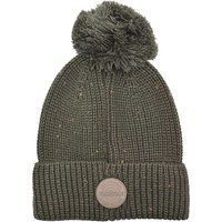 Strickmütze mit Bommel