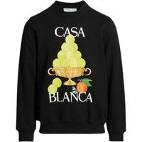 Baumwoll-Sweatshirt mit Grafikprint