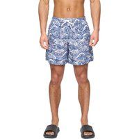 Herren Badeshorts mit Wellenmuster