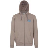Mountain Warehouse - Kapuzenpullover für Herren, Durchgehender Reißverschluss, Strukturiert (Braun)