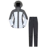 Mountain Warehouse - Skijacke und Hosen-Set für Damen, Wattiert (Weiß)