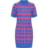 IZIA Kleid Frauen blau mehrfarbig