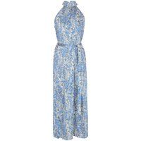 IZIA Kleid Frauen blau mehrfarbig
