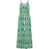 IZIA Maxikleid mit Allover-Print Damen Grün Mehrfarbig