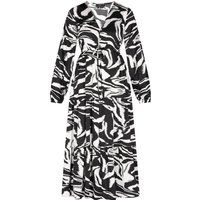 Elegantes Maxikleid mit Zebra-Muster