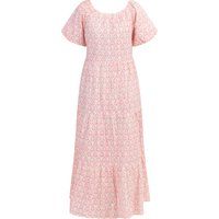 Maxikleid mit Blumenmuster und Stufen
