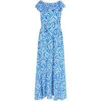 IZIA Maxikleid mit Print Damen blau