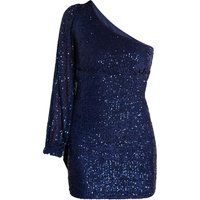 Faina One-Shoulder-Minikleid Damen Marine