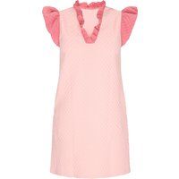 Mini Kleid mit Rüschenkragen