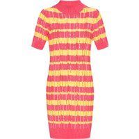 IZIA Kleid Frauen Koralle mehrfarbig
