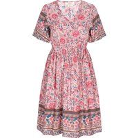 usha Kleid Frauen hellrosa mehrfarbig