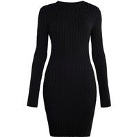 Faina Strickkleid Damen schwarz