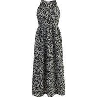 Faina Maxikleid mit Leoprint Damen Grau Leo