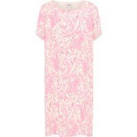 usha Kurzarmkleid Damen rosa Wollweiß