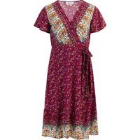 usha Sommerkleid Damen Beere Pink Mehrfarbig