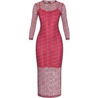 Mymo Kleid Frauen rosa schwarz