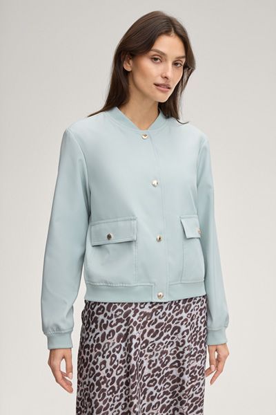 Joop! Orlanda Hellblaue Bomberjacke mit aufgesetzten Taschen