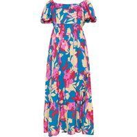 FELIPA Kleid Frauen blau mehrfarbig