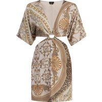 Faina Minikleid mit Cut-outs Damen weiss