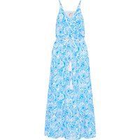IZIA Kleid Damen blau weiss