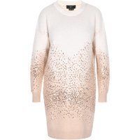 Faina Kleid Damen Wollweiss Beige