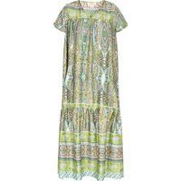 Bedrucktes Viskose-Sommer-Midikleid