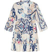 usha Kleid Frauen Offwhite blau