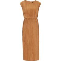 Elegantes Plissee-Midikleid mit Ärmeln