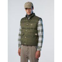 Wendbare, wattierte Outdoor-Weste