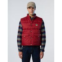 Wendbare, wattierte Outdoor-Weste