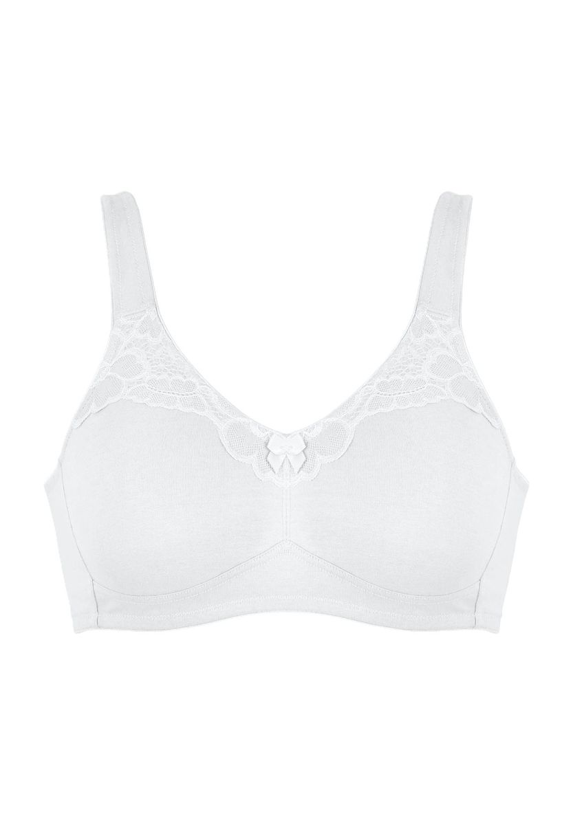 Weicher Baumwoll-BH mit Spitze